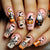 12 Sizes-24 Pcs Press On Nails Y851
