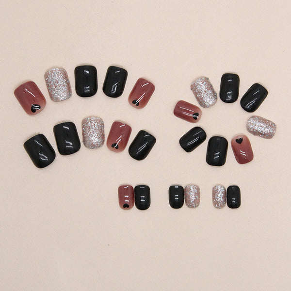 12 Sizes-24 Pcs Press On Nails R801