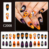 12 Sizes-24 Pcs Press On Nails C2008