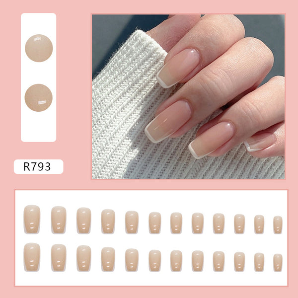 12 Sizes-24 Pcs Press On Nails R793