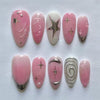 12 Sizes-24 Pcs Press On Nails W2010
