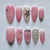 12 Sizes-24 Pcs Press On Nails W2010