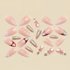 12 Sizes-24 Pcs Press On Nails Y1811