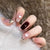 12 Sizes-24 Pcs Press On Nails Z563