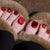 12 Sizes-24 Pcs Press On Nails F149