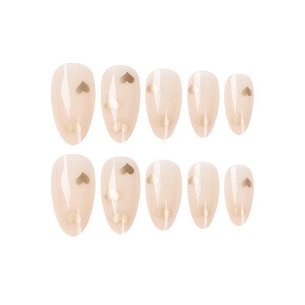 12 Sizes-24 Pcs Press On Nails JP1563