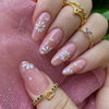 12 Sizes-24 Pcs Press On Nails JP3287