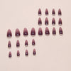 12 Sizes-24 Pcs Press On Nails W2012