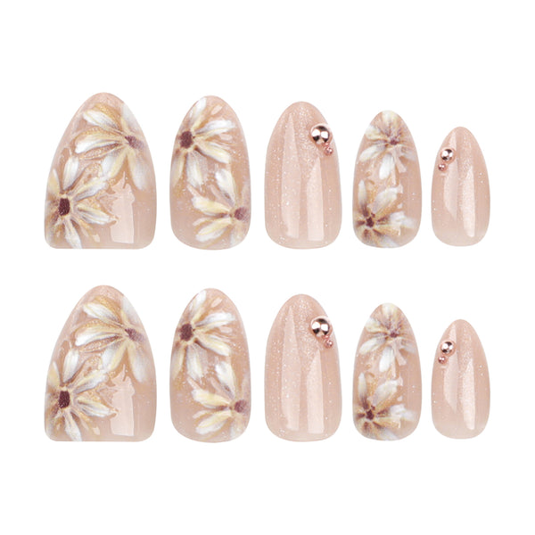 12 Sizes-24 Pcs Press On Nails JP3314
