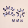12 Sizes-24 Pcs Press On Nails W824