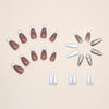 12 Sizes-24 Pcs Press On Nails Z579