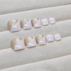 12 Sizes-24 Pcs Press On Nails F160