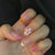 12 Sizes-24 Pcs Press On Nails W1684