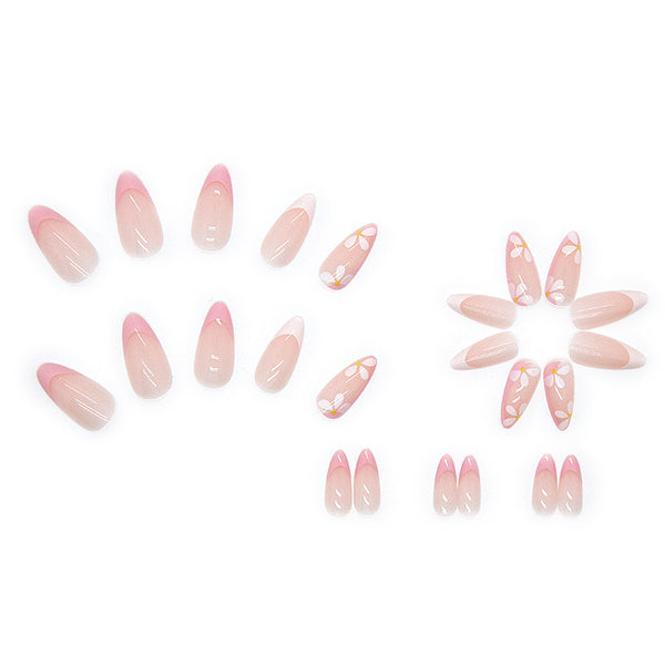 12 Sizes-24 Pcs Press On Nails W091
