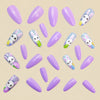 12 Sizes-24 Pcs Press On Nails Y961