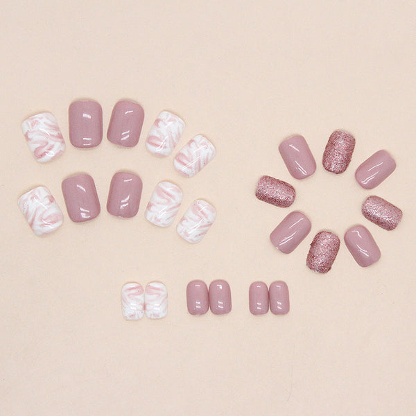 12 Sizes-24 Pcs Press On Nails W782