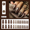 12 Sizes-24 Pcs Press On Nails W1847