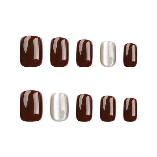 12 Sizes-24 Pcs Press On Nails GN009