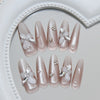 12 Sizes-24 Pcs Press On Nails Z1399