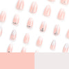 12 Sizes-24 Pcs Press On Nails JP2847