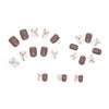 12 Sizes-24 Pcs Press On Nails R645