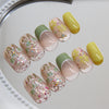 12 Sizes-24 Pcs Press On Nails R864