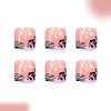 12 Sizes-24 Pcs Press On Nails C1851