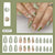 12 Sizes-24 Pcs Press On Nails W1979