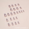 12 Sizes-24 Pcs Press On Nails W1486