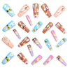 12 Sizes-24 Pcs Press On Nails Y1025