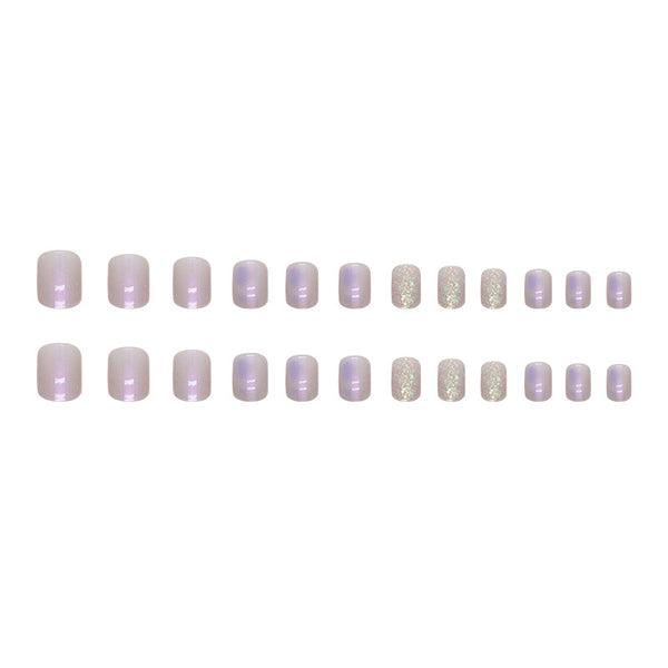 12 Sizes-24 Pcs Press On Nails W1234