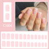 12 Sizes-24 Pcs Press On Nails C1004