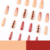 12 Sizes-24 Pcs Press On Nails JP1724