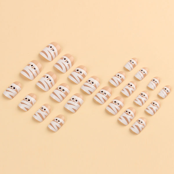12 Sizes-24 Pcs Press On Nails LC903