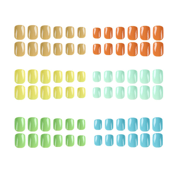 12 Sizes-24 Pcs Press On Nails HZ05