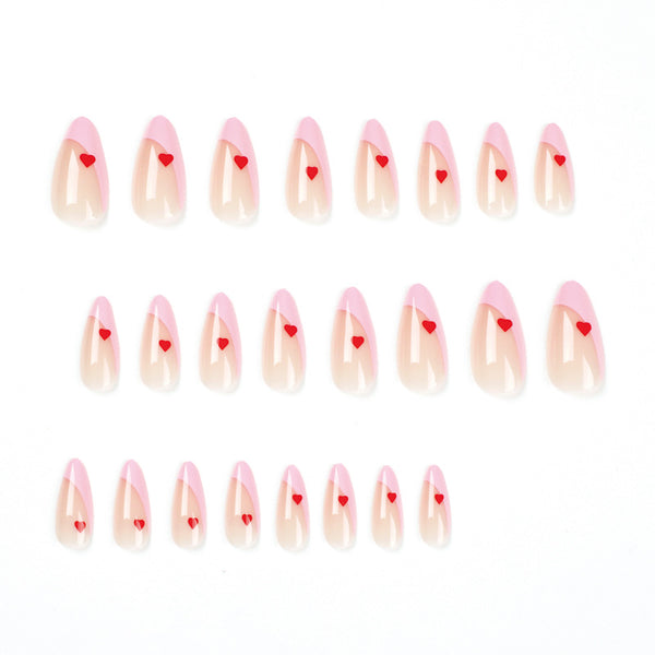 12 Sizes-24 Pcs Press On Nails JP1786