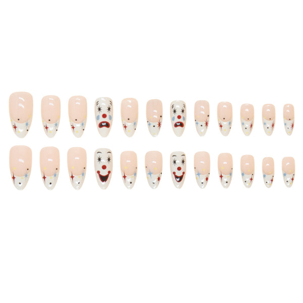 12 Sizes-24 Pcs Press On Nails W1619