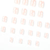 12 Sizes-24 Pcs Press On Nails JP2251