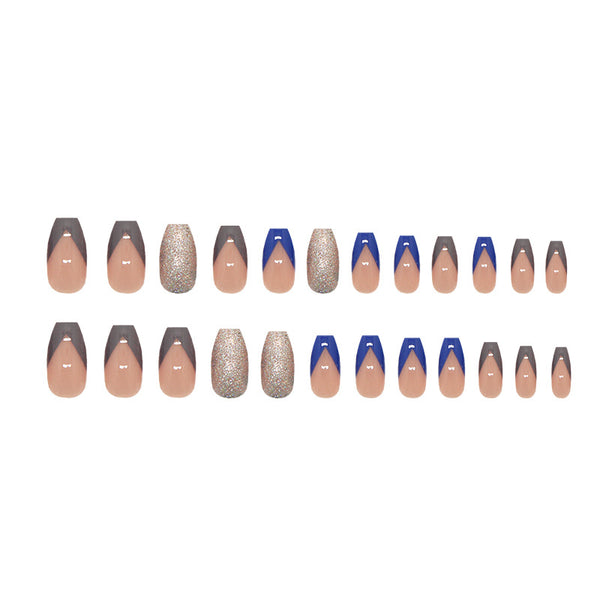 12 Sizes-24 Pcs Press On Nails W2176