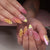 12 Sizes-24 Pcs Press On Nails JP3649