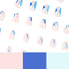 12 Sizes-24 Pcs Press On Nails JP2539