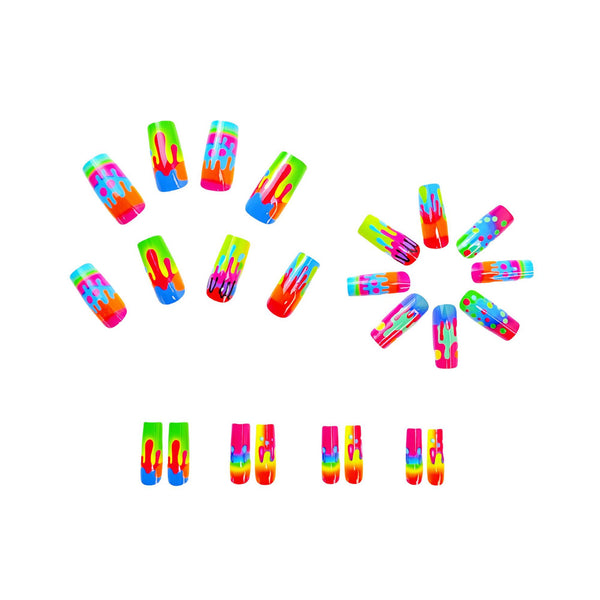 12 Sizes-24 Pcs Press On Nails Y778