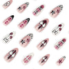 12 Sizes-24 Pcs Press On Nails JP3964