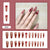 12 Sizes-24 Pcs Press On Nails Z041