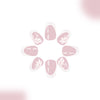12 Sizes-24 Pcs Press On Nails C880