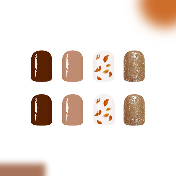 12 Sizes-24 Pcs Press On Nails C1094