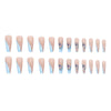 12 Sizes-24 Pcs Press On Nails W834