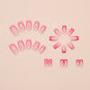 12 Sizes-24 Pcs Press On Nails W1699