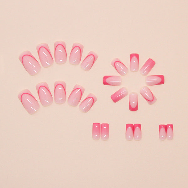 12 Sizes-24 Pcs Press On Nails W1699