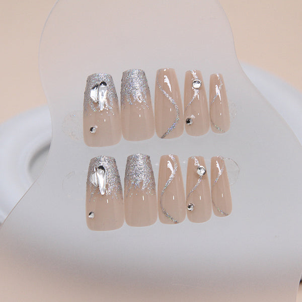 12 Sizes-24 Pcs Press On Nails Z856